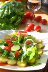 Fototapeta na wymiar Vegetarian Salad