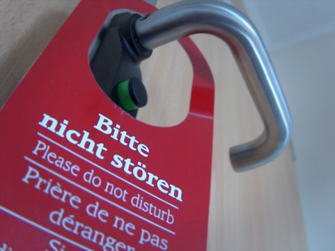 Bitte nicht st&ouml;ren