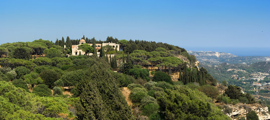 The Monastery of Our Lady in mount Filerimos, Rhodes, Greece