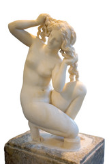 Fototapeta na wymiar Statut marmur Afrodyty z Rodos