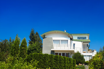 Beautiful residential guarded by lots of trees