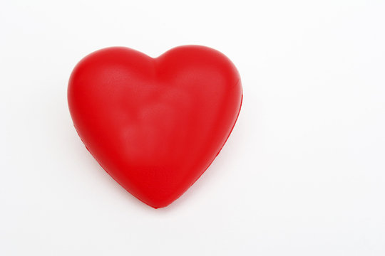 A 3d heart model on a clean white background