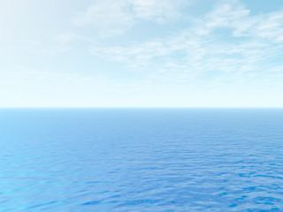 Obraz premium Early morning over the sea