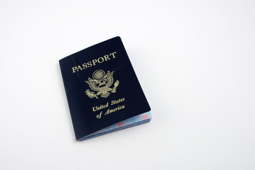Stock pictures of a passport from the United States of America