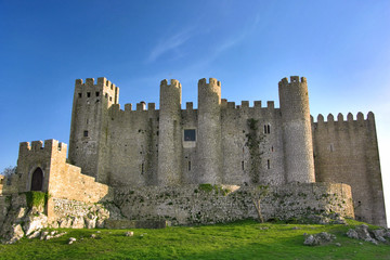 Fototapeta na wymiar Piękne słynnego zamku Obidos w Portugalii