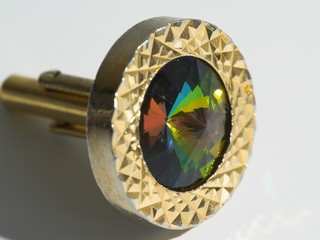 Obraz premium green cuff link