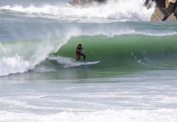 Fototapeta na wymiar surfing