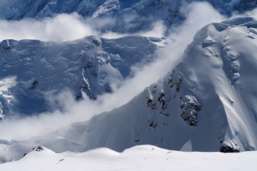 Fototapeta na wymiar Snow Ridges