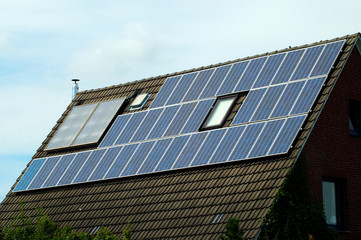 Modernisiertes Hausdach