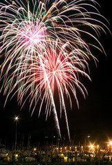 4th of July firework explodes on Bay Marina, Atlantic Highlands