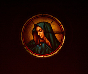 Holy Mary - stained glass 