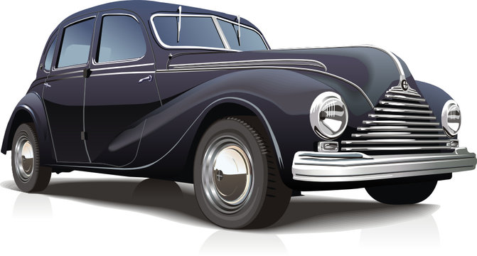 Vector Illustration Retro Car