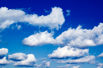 The clouds on the sky.