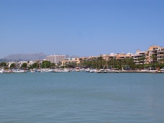 Fototapeta na wymiar Port d' alcudia,Mallorca,Spain