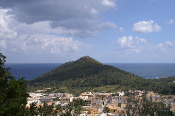 Obraz premium vue sur Capdepera aux Baléares