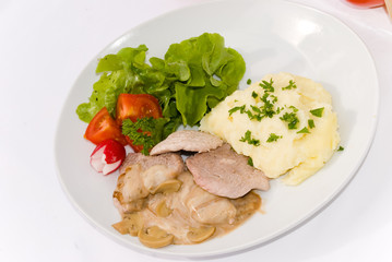 Sirloin-Tenderloin Steak-Fillet Medaillons,Vegetable
