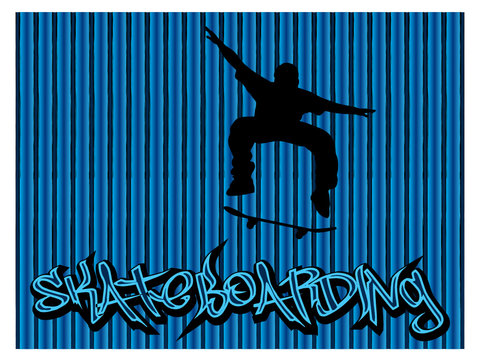 skateboarding background 
