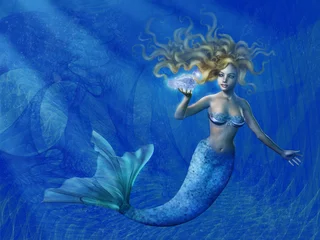 Foto auf Acrylglas Meerjungfrau der Tiefsee © AlienCat
