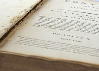 Detail of Ancient History Book
