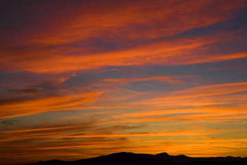 Fototapeta na wymiar vancouver scenery sunset shot from english bay