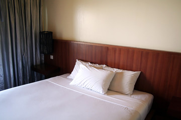 Fototapeta na wymiar Resort bed