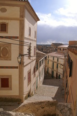 Fototapeta premium rue dans le village d'Arta aux Baléares