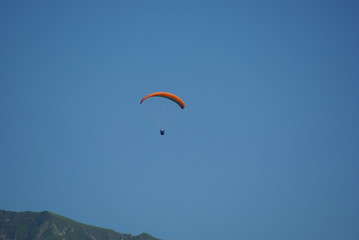 Fototapeta na wymiar Paraglider