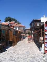 Rue de Nessebar, Bulgarie