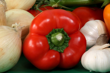 some fresh vegetables