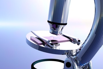 Detail of a microscope illustration