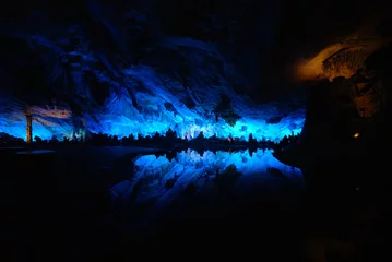Foto op Canvas Reed flute cave - Guilin © Charles Jacques