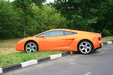 Luxury car crash