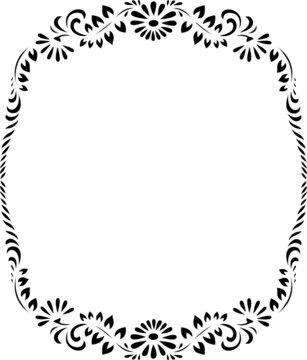 floral circle pattern, design  