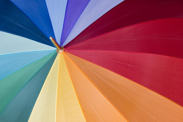 A Multi-Colored  Umbrella