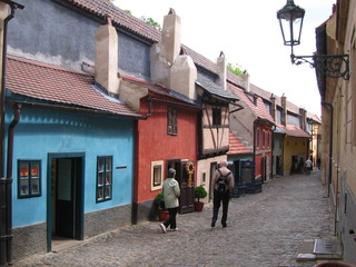 La ruelle d or au chateau de Prague