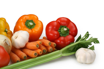 Fototapeta na wymiar some fresh vegetables