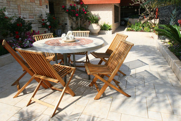 the garden