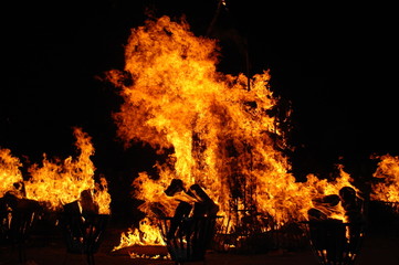 Hexenfeuer in Chemnitz