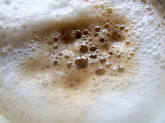 geschäumter Kaffee