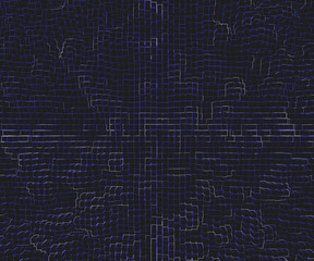 3D Mini tiled background