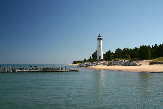 Lighthouse and Old Pier