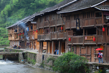 Remote chinese minority village