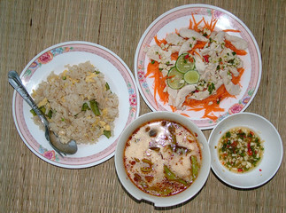 Repas thailandais