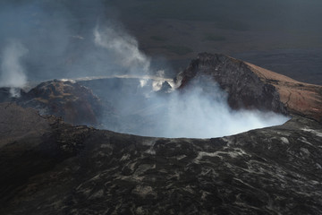 Pu'u O'o vent, Hawaii Volcanoes National Park.