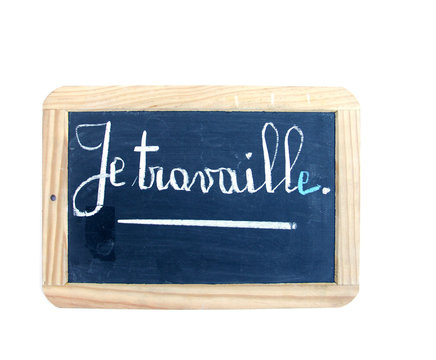 Je travaille