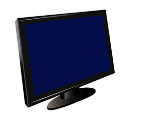 LCD Monitor Isolated