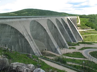 Fotobehang Dam spervuur