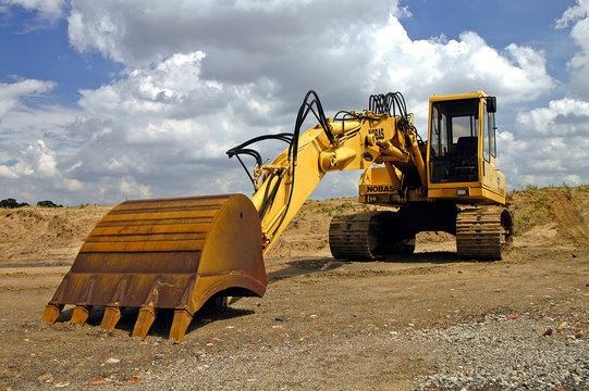 Baumaschinen, Bagger, L&ouml;ffelbagger
