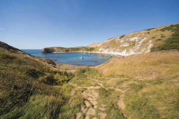 Obraz premium lulworth cove dorset coast england gb uk