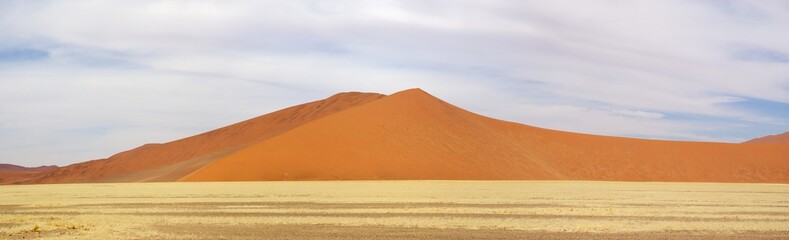 Fototapeta na wymiar Dunes oranges du Désert du Namib - Namibie